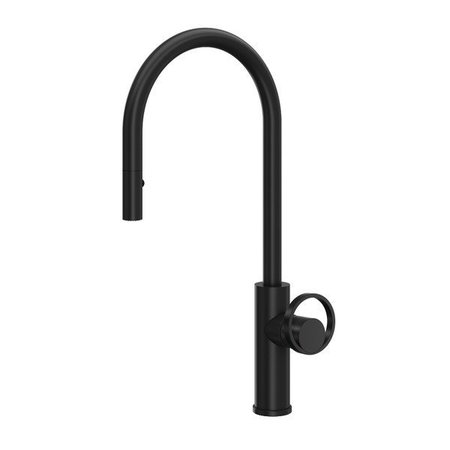 ROHL Eclissi Pull-Down Kitchen Faucet With C-Spout - Less Handle EC55D1MB